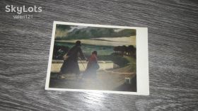 СРСР СССР ^/--/^ Открытка  СССР Слепой Эжен Лэрманс 1957 /--/ г. ^_^^^ Листівка СРСР Сліпий Ежен Лерманс 1957 /--/ р. - фото фото фото