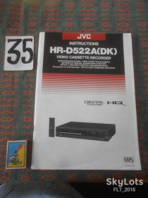 Видання - р. Издания - гг. ^/--/^ Кассетный видео - магнитофон JVC  HR - D /--/ 522 /--/ A  ( DK) . Руководство по эксплуатации   1990 г. ^_^^^ Касетний відео - магнітофон JVC HR - D /--/ 522 /--/ A (DK) . - фото фото фото
