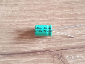 Конденсатори Конденсаторы ^/--/^ 22 /--/ мкФ  50 /--/ В.  Capxon 85°C. Неполярний ^_^^^ 22 /--/ мкФ 50 /--/ В. CapXon 85°C. Неполярний - фото фото фото