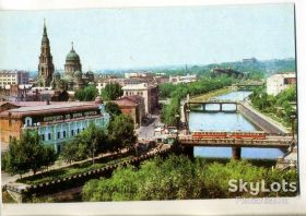 СРСР СССР ^/--/^ Харьков Вид на р. Лопань 1975 Якименко в /--/ 5-5 ^_^^^ Харків Вид на р. Лопань 1975 Якименко в 5-5 - фото фото фото
