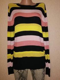 Кофти Кофты ^/--/^ Стильная женская кофта в полоску, джемпер Marks&amp;Spencer ^_^^^ Стильна жіноча кофта в смужку, джемпер Marks &amp; Spencer - фото фото фото