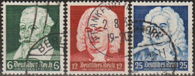 Третій Рейх (-) Третий Рейх (-) ^/--/^ 1935 - Рейх - Композитори Mi.573-75 _3.0 € ^_^^^ 1935 - Рейх - Композиторы Mi.573-75 _3.0 € - фото фото фото