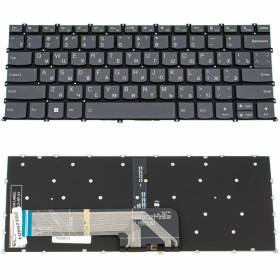 Клавіатури Клавиатуры ^/--/^ Клавиатура для ноутбука LENOVO (IdeaPad: 5-14 series), rus, onyx black, без фрейма, подсветка клавиш ^_^^^ Клавіатура для ноутбука LENOVO (IdeaPad: 5-14 series), rus, onyx black, без фрейму, підсвічування клавіш - фото фото фото