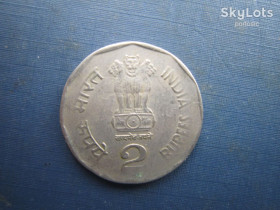 Індія Индия ^/--/^ Монета 2 рупії Індія 2002 ^_^^^ Монета 2 рупии Индия 2002 - фото фото фото