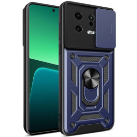 Чохли, бампера Чехлы, бампера ^/--/^ Чохол Fiji Camera Defence для Xiaomi 13 бампер із захистом камери та підставкою Dark Blue ^_^^^ Чехол Fiji Camera Defence для Xiaomi 13 бампер с защитой камеры и подставкой Dark Blue - фото фото фото