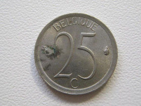 Бельгія Бельгия ^/--/^ Бельгия 25 сантимов 1971 года BELGIQUE 32938 ^_^^^ Бельгія 25 сантимів 1971 року BELGIQUE 32938 - фото фото фото