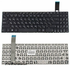 Клавіатури Клавиатуры ^/--/^ Клавиатура для ноутбука ASUS (X /--/ 570 series) rus, black, без фрейма (ОРИГИНАЛ) ^_^^^ Клавіатура для ноутбука ASUS (X /--/ 570 series) rus, black, без фрейму - фото фото фото