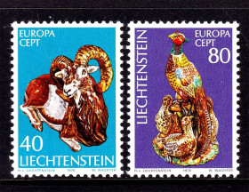 Фауна Фауна ^/--/^ Фауна . Лихтенштейн 1976 г MNH - ^_^^^ Ліхтенштейн 1976 MNH - фото фото фото