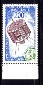 Освоєння космосу Освоение космоса ^/--/^ Космос .  Мавритания  MNH - метео ^_^^^ Мавританія MNH - метео - фото фото фото