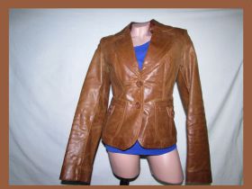 Куртки Куртки ^/--/^ КУРТКА ПИДЖАК 100% НАТУРАЛЬНАЯ КОЖА ~ NEW LOOK ~  р 10 / 38 ^_^^^ Куртка піджак 100% натуральна шкіра ~ NEW LOOK ~ р 10 / 38 - фото фото фото