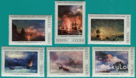 СРСР - СССР - ^/--/^ СССР 1974 искусство живопись Айвазовский СК 4271-4276 MNH ^_^^^ СРСР 1974 мистецтво живопис Айвазовський СК 4271-4276 MNH - фото фото фото