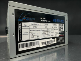Блоки живлення Блоки питания ^/--/^ Б/У Блок живлення Frime model FRO-500-12 /--/ C / 500 /--/ W / SATA 2 / Molex 2 / 120 /--/ FAN / 20+4 pin / КОД.Q /--/ 634 ^_^^^ Б/У Блок питания Frime model FRO-500-12 /--/ C/500 /--/ W/SATA 1/Molex /--/ 1 120 /--/ FAN/24 pin/КОД. Q /--/ 633 - фото фото фото