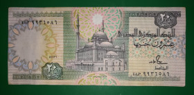Єгипет Египет ^/--/^ Egypt Египет 20 фунтов 11 декабря 1986 подпись №4. Сплошная защ. лента ^_^^^ Egypt Єгипет 20 фунтів 11 грудня 1986 підпис No 4. Суцільна зах. стрічка - фото фото фото