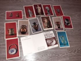 СРСР СССР ^/--/^ Набор открыток СССР Искусство Греции и Рима 13 /--/ шт 1972 /--/ г. ^_^^^ Набір листівок СРСР Мистецтво Греції та Риму 13 /--/ шт 1972 /--/ р. - фото фото фото