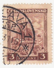 Чехословаччина Чехословакия ^/--/^ Чехословакия   1929 г № 282 гашеная ^_^^^ Чехословаччина 1929 р. No 282 гашена - фото фото фото