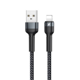 Кабелі Кабели ^/--/^ Кабель Remax Jany USB 2.0 to Lightning 2.4 /--/ A 1 /--/ M Черный (RC-124 /--/ i) ^_^^^ Кабель Remax Jany USB 2.0 to Lightning 2.4 /--/ A 1 /--/ M Чорний (RC-124 /--/ i) - фото фото фото