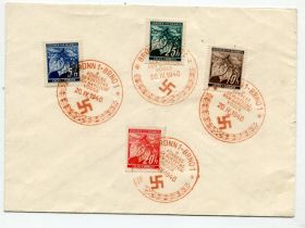 Третій Рейх (-) Третий Рейх (-) ^/--/^ Конверт печатки ДН Фюрера 1940 р. ^_^^^ Конверт печати ДН Фюрера 1940 г. - фото фото фото