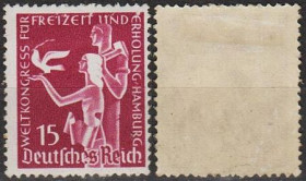Третій Рейх (-) Третий Рейх (-) ^/--/^ 1936 - Рейх - Конгрес в Гамбурзі 15 Mi.623 * ^_^^^ 1936 — Рейх — Конгресс в Гамбурге 15 Mi.623 - фото фото фото