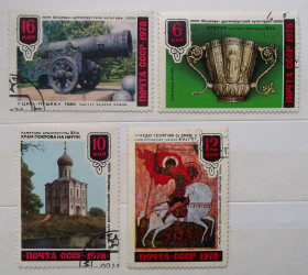 Мистецтво Искусство ^/--/^ СССР 1978 г - Шедевры древнерусской культуры ^_^^^ СРСР 1978 - Шедеври давньоруської культури - фото фото фото