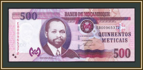 Мозамбік Мозамбик ^/--/^ Мозамбик 500 метикалов 2011 P-153  (153 /--/ a) UNC ^_^^^ Мозамбік 500 метикалів 2011 P-153 (153 /--/ a) UNC - фото фото фото