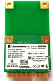 Wi-Fi адаптери Wi-Fi адаптеры ^/--/^ AZUREWAVE ATH AR /--/ 5 /--/ B /--/ 95 802.11 /--/ N 300 Мбит WI-FI КАРТА ^_^^^ AZUREWAVE ATH AR /--/ 5 /--/ B /--/ 95 802.11 /--/ N 300 Мбіт WI-FI КАРТА - фото фото фото
