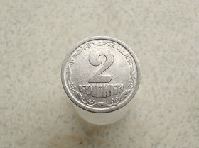 Обігові Обиходные ^/--/^ 2 копійки 1994 рік Україна 1 /--/ АА  (252) ^_^^^ 2 копейки 1994 год Украина 1 /--/ АА (252) - фото фото фото