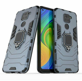 Чохли, бампера Чехлы, бампера ^/--/^ Чохол Fiji Ring для Xiaomi Redmi Note 9 броньований бампер з кільцем темно-синій ^_^^^ Чехол Fiji Ring для Xiaomi Redmi Note 9 бронирован бампер с кольцом темно-синий - фото фото фото
