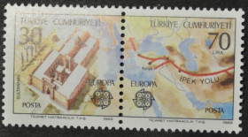Інше Другое ^/--/^ Турция Европа СЕПТ Карта 1982 ^_^^^ Туреччина Європа СЕПТ Карта 1982 - фото фото фото