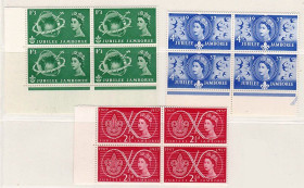 Малі Держави Європи Малые Государства Европы ^/--/^ GB 1957 г MNH  квартблоки - скауты ^_^^^ GB 1957 MNH квартблоки - скаути - фото фото фото