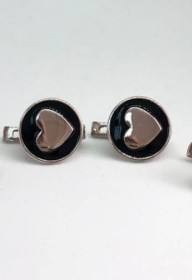 Сережки Серьги ^/--/^ Детские серебряные серьги Черные ^_^^^ Дитячі срібні сережки Чорні - фото фото фото