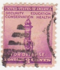 Північна Америка Северная Америка ^/--/^ США 1940 г.№ 709 гашеная ^_^^^ США 1940 р. No 709 гашена - фото фото фото