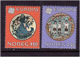 Скандинавія Скандинавия ^/--/^ Норвегия  1981 г MNH - ^_^^^ Норвегія 1981 MNH - фото фото фото