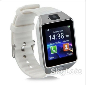 Розумні годинники (Smart watch) Умные часы (Smart watch) ^/--/^ Смарт-годинник Smart Watch DZ /--/ 09 1.54″ Bluetooth 3.0 White с поддержкой Sim карт и MicroSD памяти ^_^^^ Смарт-годинник Smart Watch DZ /--/ 09 1.54" Bluetooth 3.0 White з підтримкою Sim карт і MicroSD пам'яті - фото фото фото