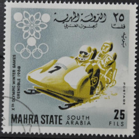 Інше Другое ^/--/^ Южная Аравия Махра Спорт Гренобль 1968 ^_^^^ Південна Аравія Махра Спорт Гренобль 1968 - фото фото фото