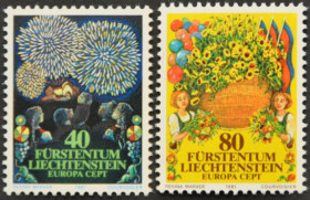 Інше Другое ^/--/^ Лихтенштейн Европа СЕПТ 1981 ^_^^^ Ліхтенштейн Європа СЕПТ 1981 - фото фото фото