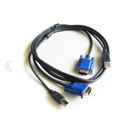 Сервери Серверы ^/--/^ Кабель для KVM свича VGA + USB ^_^^^ Кабель для KVM свіча VGA + USB - фото фото фото