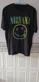 Футболки, майки Футболки, майки ^/--/^ Футболка &amp;quot;Nirvana&amp;quot;   (100% cotton, L, Bangladesh) б/у ^_^^^ Футболка &amp;quot;Nirvana&amp;quot; (100% cotton, XL, Bangladesh) б/у - фото фото фото