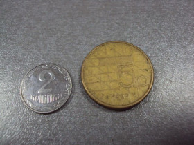 Нідерланди Нидерланды ^/--/^ монета нидерланды 5 гульден 1989 №8248 ^_^^^ монета нідерланди 5 гульден 1989 No /--/ 8248 - фото фото фото