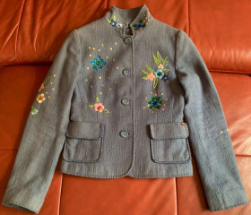 Піджаки Пиджаки ^/--/^ Нарядный пиджак, вышивка, камни, Sinequanone, р.XS/S ^_^^^ Нарядний піджак, вишивка, камені, Sinequanone, р.XS/S - фото фото фото