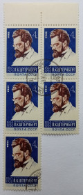 СРСР - СССР - ^/--/^ СССР 1965 Штернберг, сцепки с полями, гашеные ^_^^^ СРСР 1965 Штернберг, зчеплення з полями, гашені - фото фото фото