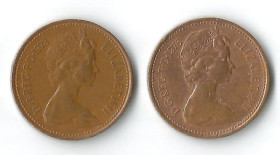 Єлизавета II (після ) Елизавета II (после ) ^/--/^ Великобритания 1 новый пенни, 1973 ,1976 Цена за штуку. ^_^^^ Велика Британія 1 новий пенні, 1973, 1976 - фото фото фото