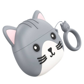 Навушники, гарнітури Наушники, гарнитуры ^/--/^ Навушники Bluetooth бездротові Hoco EW /--/ 46 з мікрофоном та чохлом у комплекті Grey ^_^^^ Наушники Bluetooth беспроводные Hoco EW /--/ 46 с микрофоном и чехлом в комплекте Grey - фото фото фото