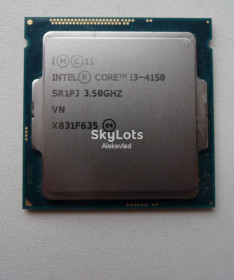 Процесори Процессоры ^/--/^ Intel Core i /--/ 3-4150 3.5 /--/ GHz/5 /--/ GT/s/3 /--/ MB Socket 1150 - фото фото фото