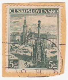 Чехословаччина Чехословакия ^/--/^ Чехословакия  1936 г № 344 гашеная ^_^^^ Чехословаччина 1936 р. No 344 гашена - фото фото фото