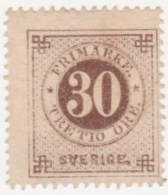 Скандинавія Скандинавия ^/--/^ Швеция 1872  г. № 24 ^_^^^ Швеція 1872 р. No 24 - фото фото фото