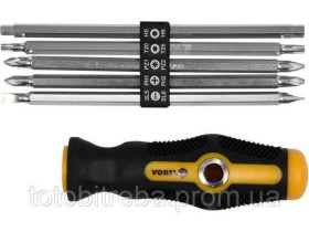 Викрутки Отвертки ^/--/^ Набір викруток 2-сторонніх тримач 6 штук VOREL-64960 ^_^^^ Набор отверток 2-сторонних держатель 6 штук VOREL-64960 - фото фото фото