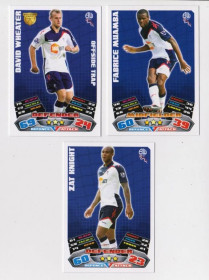 Інше Другое ^/--/^ Футбольные карточки MATCH ATTAX 2011-2012 Premier League  Футбольный клуб Bolton Wanderers  3 шт  ^_^^^ Футбольні картки MATCH ATTAX 2011-2012 Premier League Футбольний клуб Bolton Wanderers 3 шт - фото фото фото