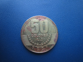 Коста-Ріка Коста-Рика ^/--/^ Монета 50 колон Коста-Ріка 2012 ^_^^^ Монета 50 колонн Коста-Рика 2012 - фото фото фото