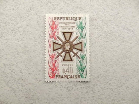 Франція Франция ^/--/^ Поштова марка Франція &amp;quot; Орден &amp;quot; 1965 рік ** ^_^^^ Почтовая марка Франция &amp;quot; Орден &amp;quot; 1965 год ** - фото фото фото