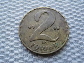 Угорщина Венгрия ^/--/^ Венгрия, 2 форинта 1985 года (L-468) ^_^^^ Угорщина, 2 форинти 1985 року (L-468) - фото фото фото